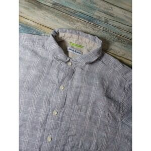 Tommy Bahama Linen Long Sleeve Button-Up Shirt Size Large